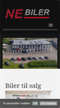 Mobile Screenshot of ne-biler.dk