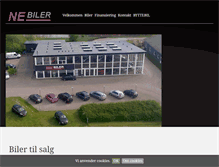 Tablet Screenshot of ne-biler.dk